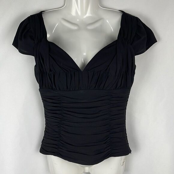 Escada Black Cinched Top - Picture 1 of 4